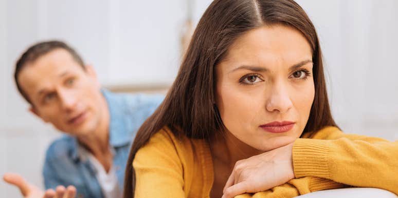 woman turned away from husband she's stopped loving