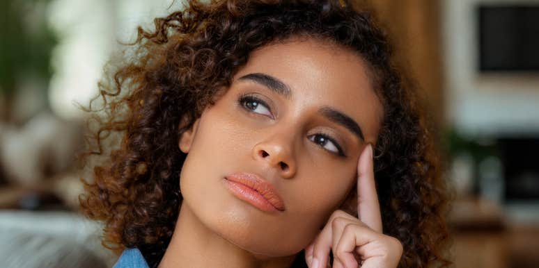 Woman relizes someone can't stand her.