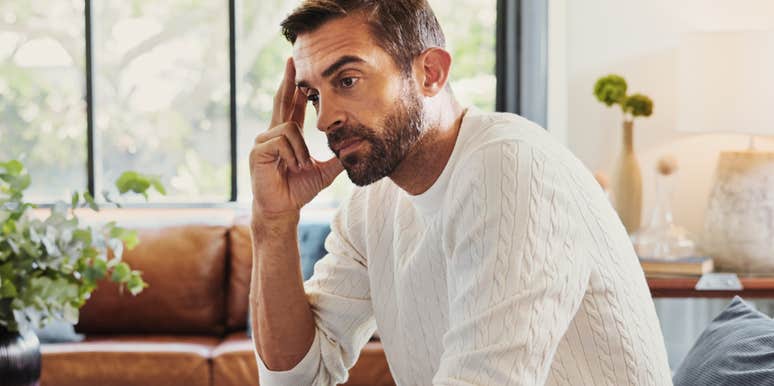 sad man feeling like a failure