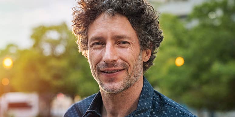 highly privileged man smiling