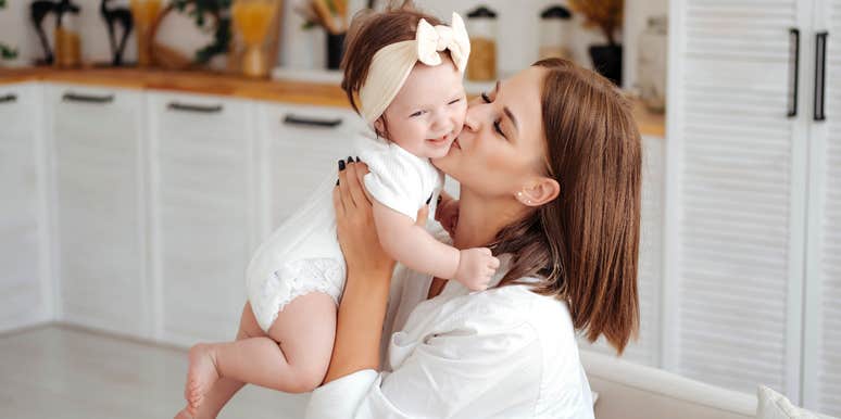 mom with her new baby girl