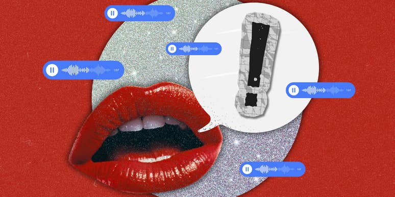 sending voice note selfish