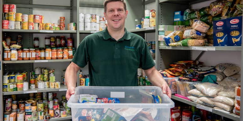 Family Shares Concerning Scene Outside Of The Local Food Bank