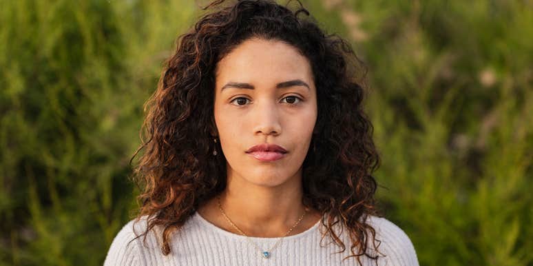 serious millennial woman