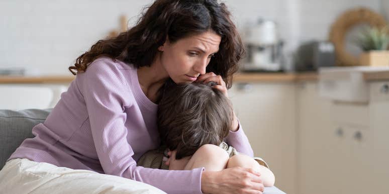 Parent raises kid to talk about their feelings.
