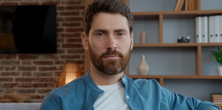 serious and confident man