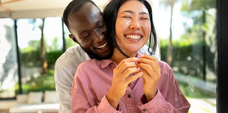deeply connected couple sharing a warm intimate moment, illustrating the simple science-backed habits of partners who stay madly in love for a lifetime