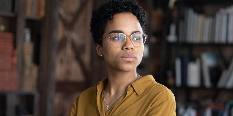 smart woman who respects herself