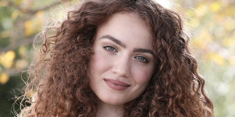 Woman is strong and unbothered.