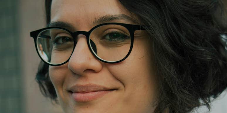 Woman carries forgotten life lessons with confidence.