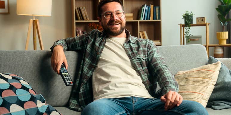 man hobby watching sports break heart