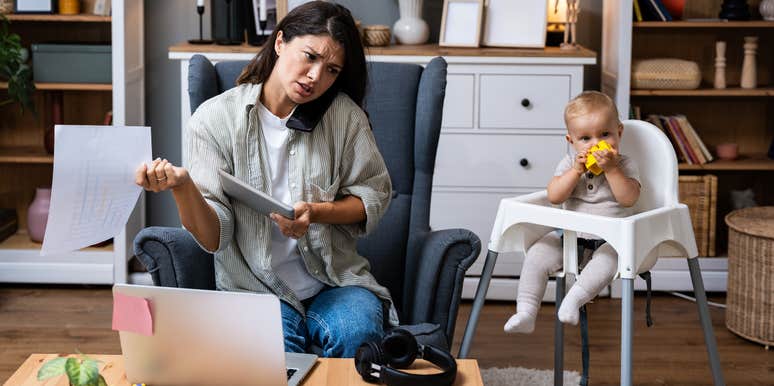 job failing working mom