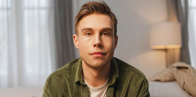 man who is bad at expressing his emotions