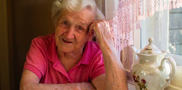 elderly woman shares things give happy life