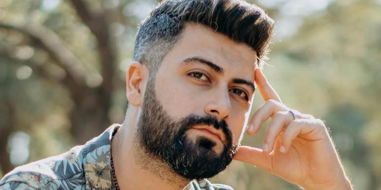 Man is deeply insecure.