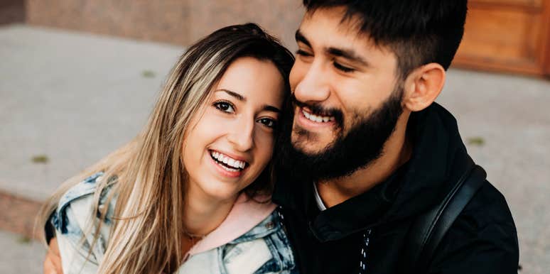 Happy married couple smiling together, illustrating lessons learned from observing both joyful and challenging marriages