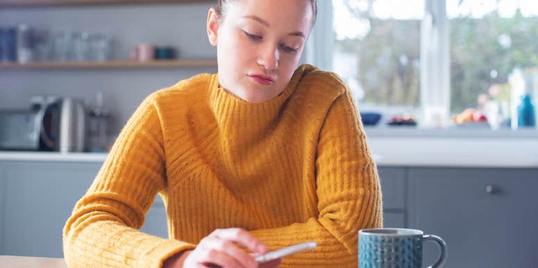 woman who barely uses her phone anymore
