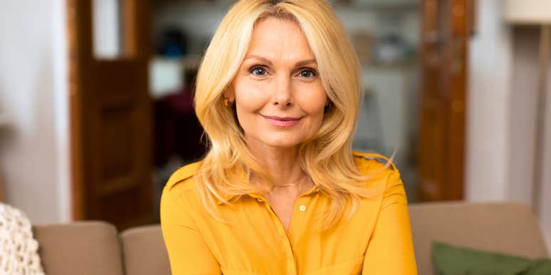 older woman with magnetic energy that attracts people to her