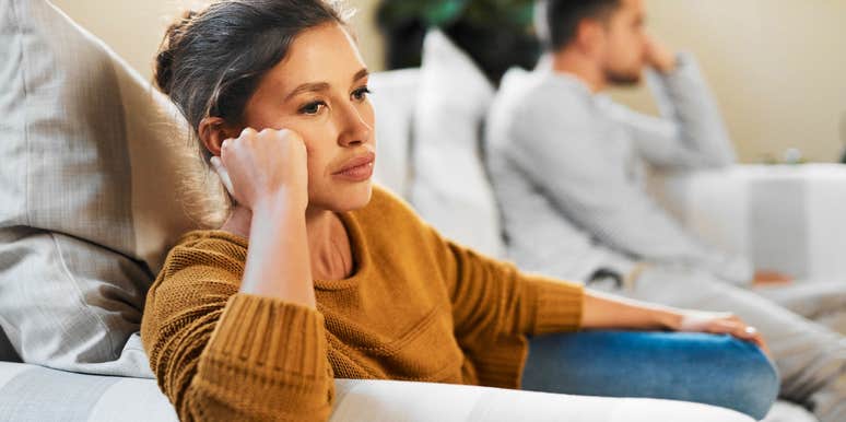 sad woman losing respect and attraction for her husband