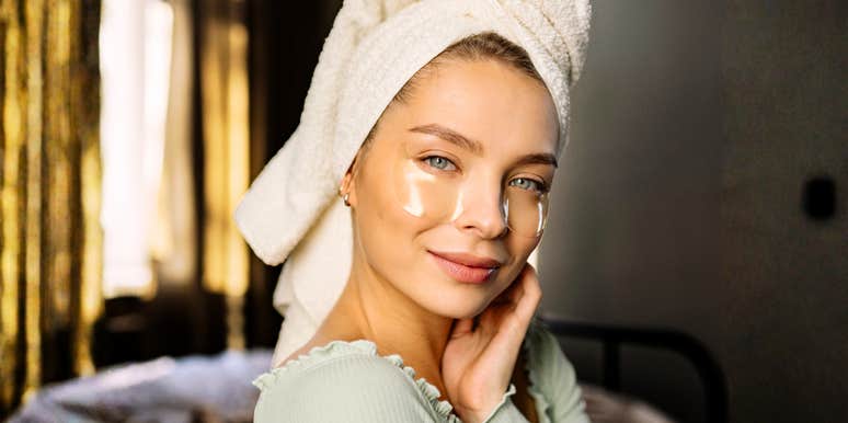 woman with glowing natural skin
