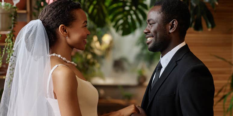 bride refuses recite specific vows during wedding