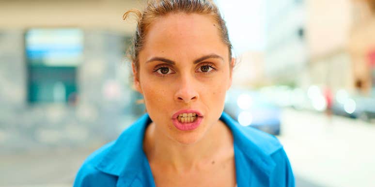 woman with adhd traits flying into a rage over specific sounds