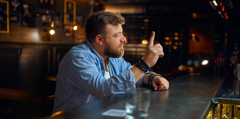 man buys drink entitled stranger teach about consent