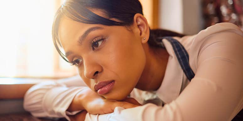 emotional woman shutting down after being yelled at