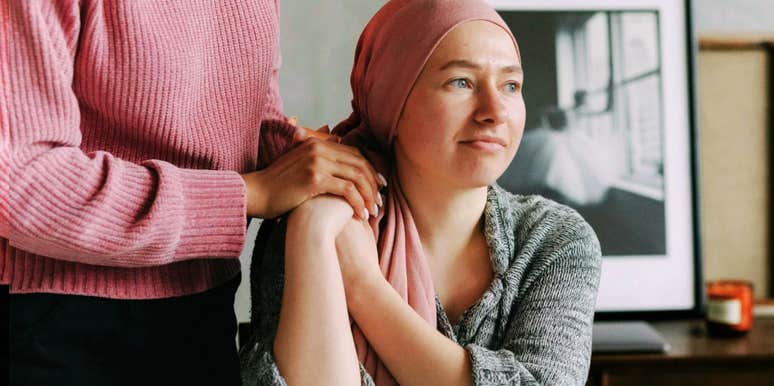 A thoughtful woman navigating a terminal diagnosis; a visual representation of the clarity and life lessons learned when facing limited time.