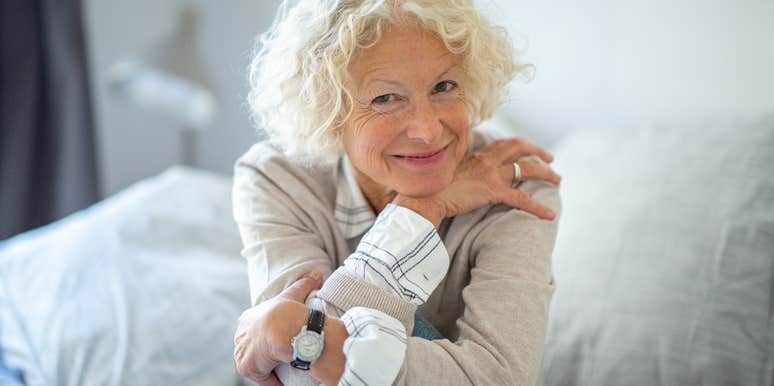 older woman who has lived a long and happy life