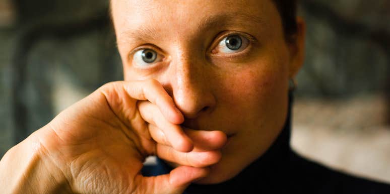 woman who has lost her mother feeling emotions while grieving