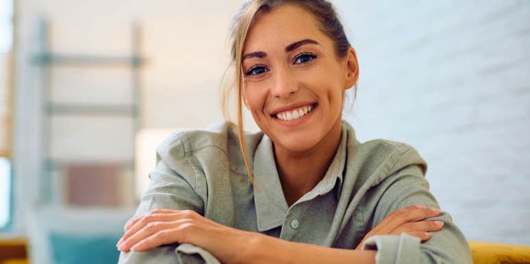 high iq woman crossing her arms while winning an argument