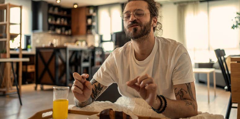 study finds some happiest people start day sweet treat
