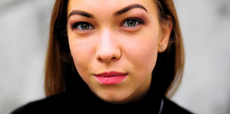 awkward and gifted woman feeling confident about her life