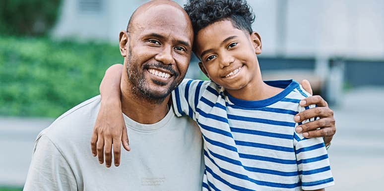 Sweet dad and son who were both great kids growing up 