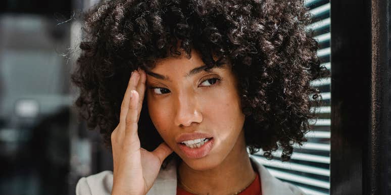 Woman carries around unresolved anger.