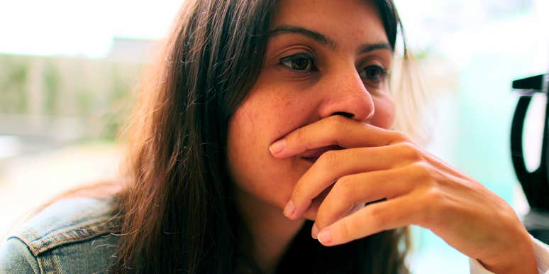 highly stressed perfectionist woman dealing with childhood trauma