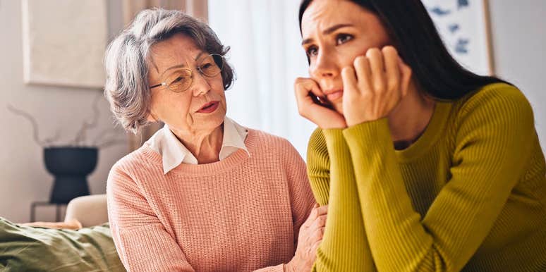 older mother who cant stand the way her daughter parents