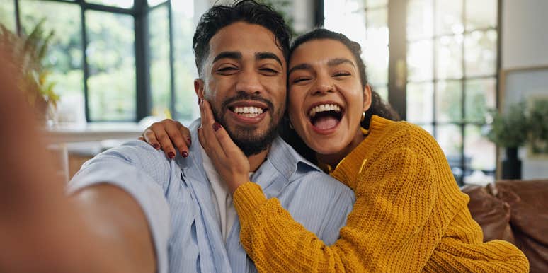 happy couple whose relationship will last