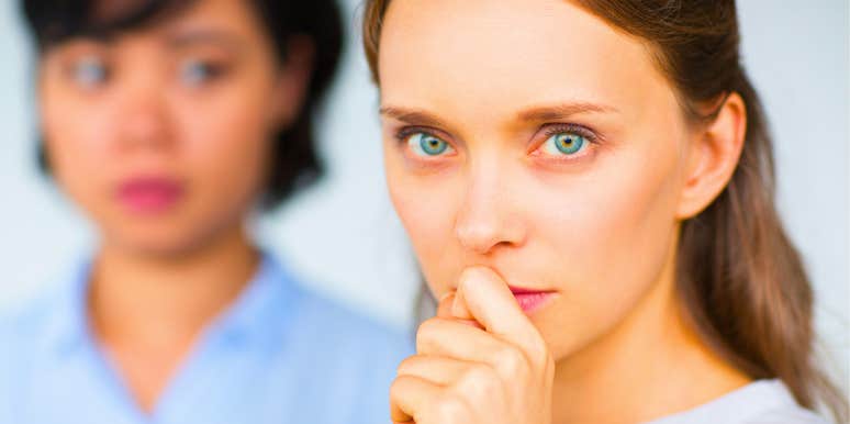 woman who feels constantly judged