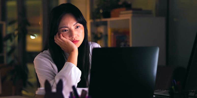 deeply overworked people usually can't help saying phrases to their bosses in casual conversation