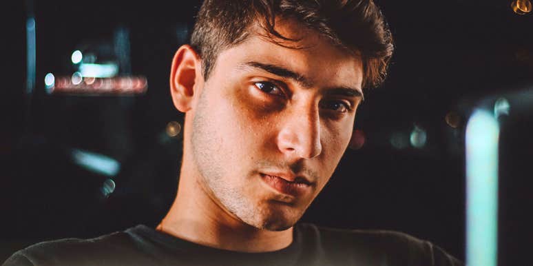 serious cruel man with a narcissistic victim complex