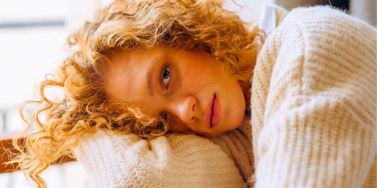emotionally exhausted woman tired of being strong