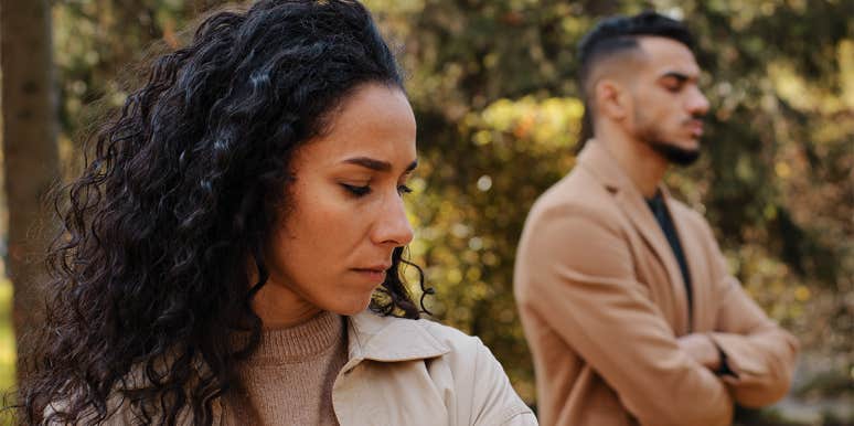 The 3 Real Reasons He Doesn't Listen to You man ignoring woman