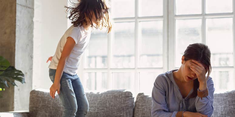 If You Have One Of These 3 Types Of Kids, They're Bullying You child jumping on couch
