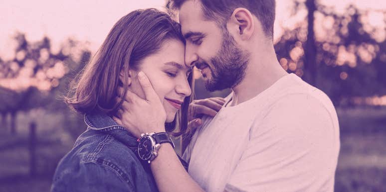 5 Truly Attractive Traits Men Look For In A Life-Long Partner couple about to kiss