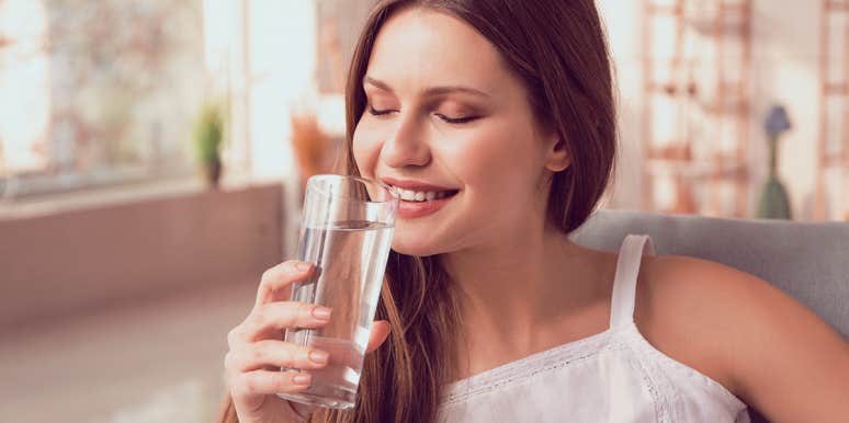 8 Little Things To Add To Your Morning That Will Instantly Better Your Life woman drinking water