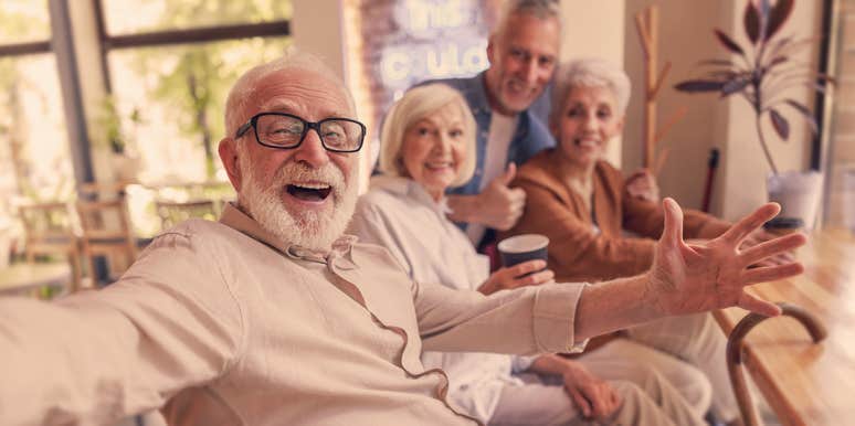 9 Important Life Lessons About Happiness From 100-Year-Olds happy elderlys
