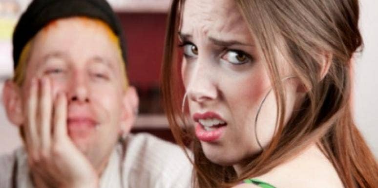 woman on a bad date