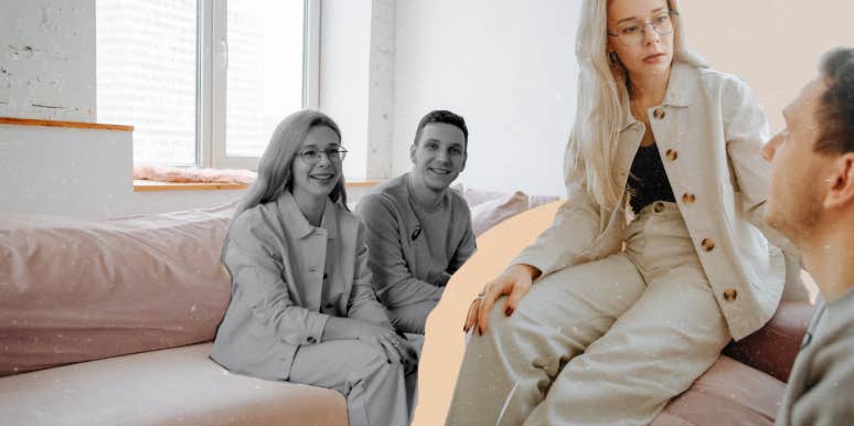Couple taking time to air their dirty laundry with each other, to strengthen their relationship